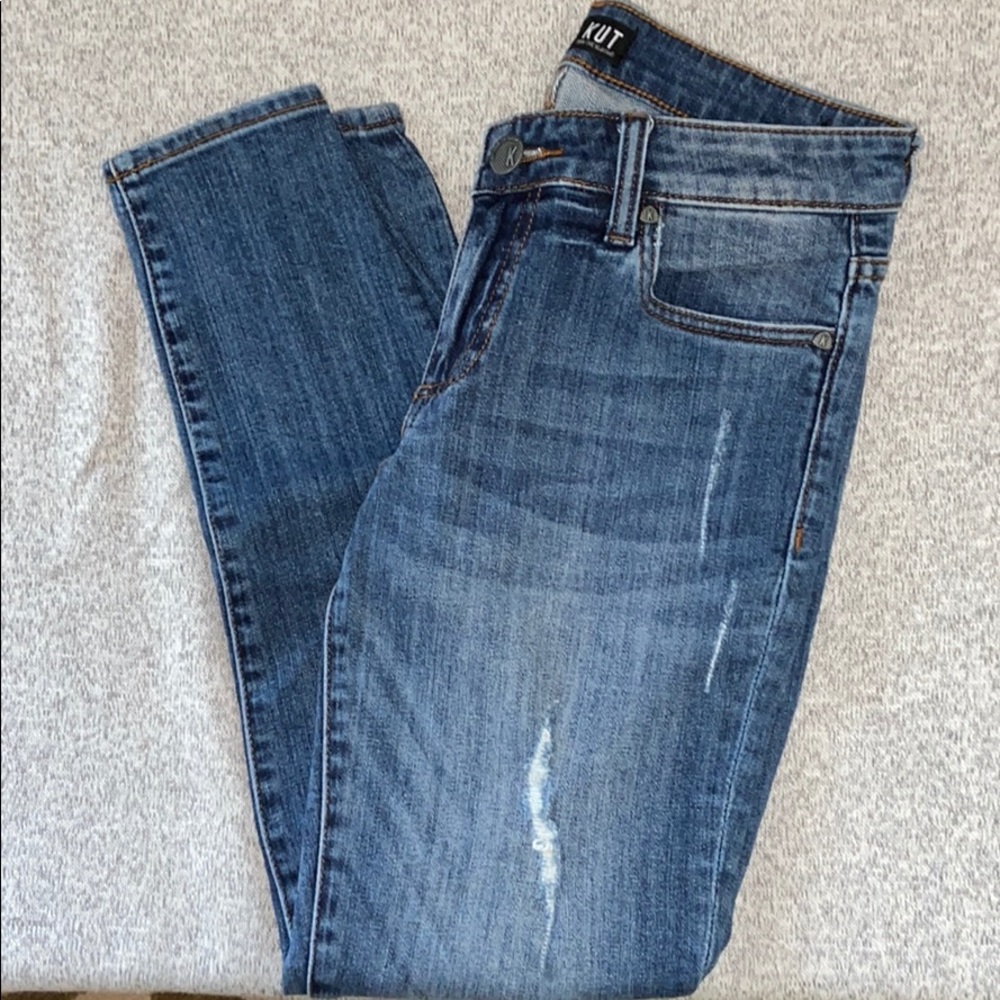 Kut from the Kloth Straight Leg Jeans; Size 0